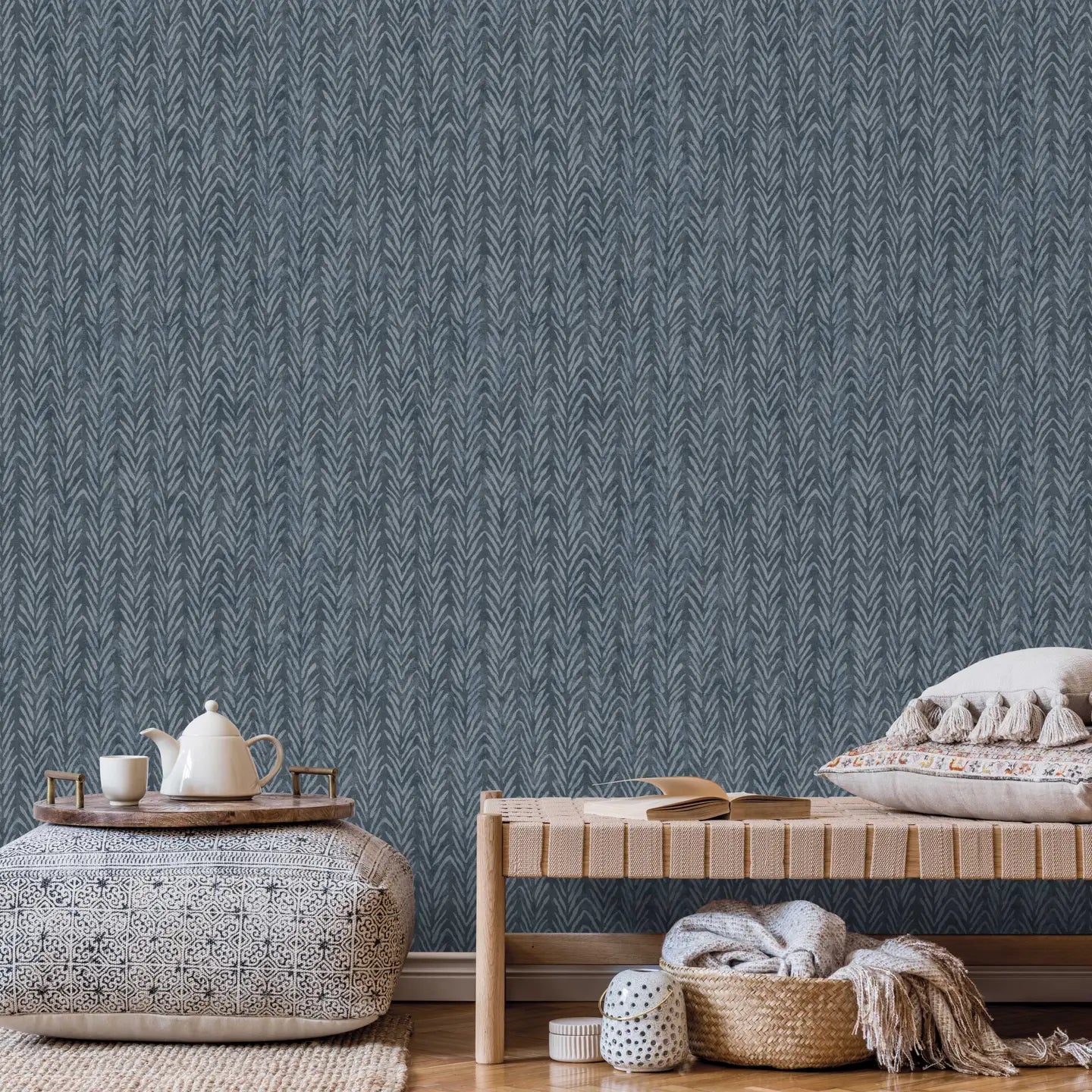 Denim Tweed Wallpaper (53x100 cm)