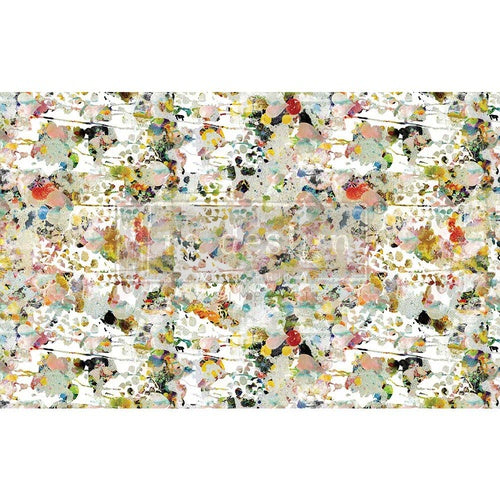 Redesign Decoupage in Tessuto - (48x76 cm) Flower Bed