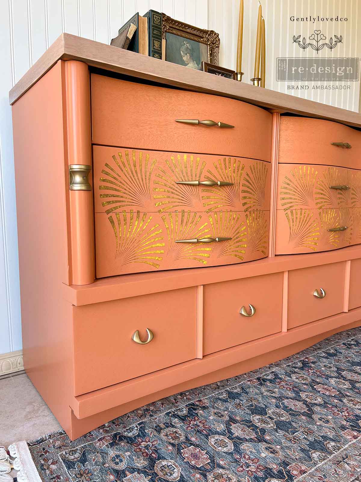 Redesign Decor Transfers – Geo Waves 61x89 cm (in 3 sheets)