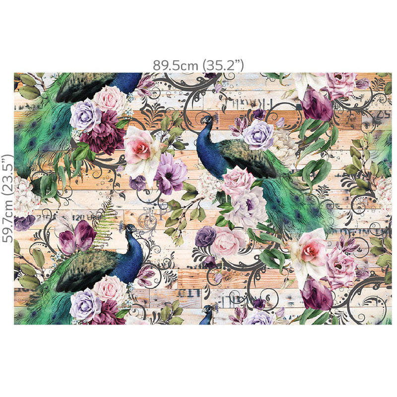 Hokus Pokus Decoupage in Tessuto - Jade (59.7x89.5 cm)