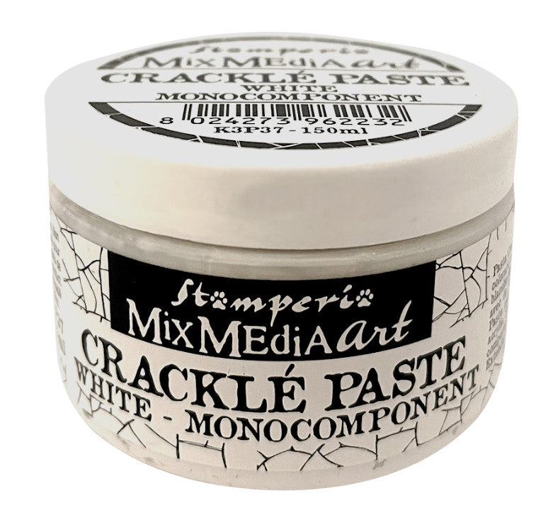Stamperia - Crackle Paste monocomponente ml 150 Bianca