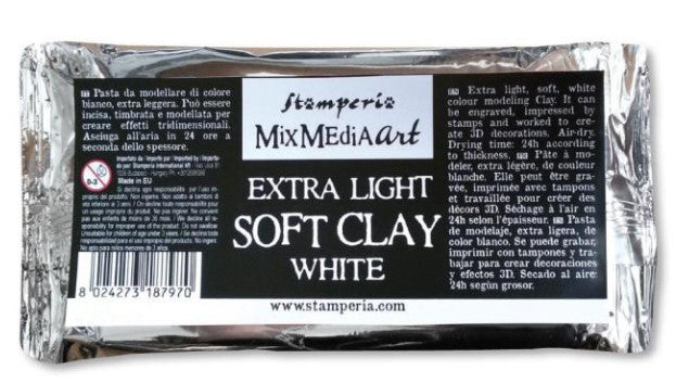 Stamperia - Soft Clay gr 160 bianca