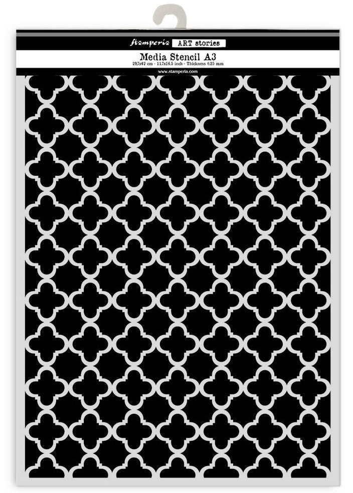 Big Stencil A3 - Rete cm 29.7x42cm