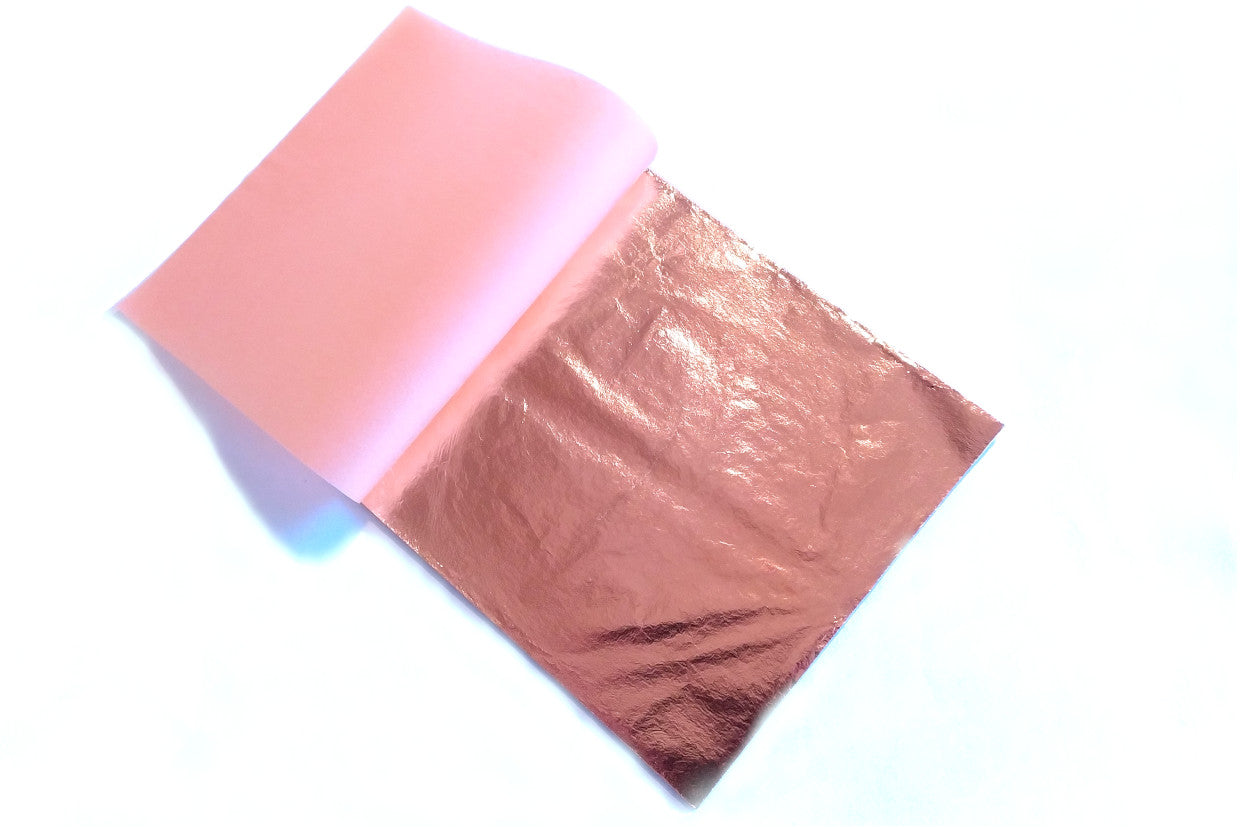 Foglia Rame 14x14 cm Libretto 25 fogli