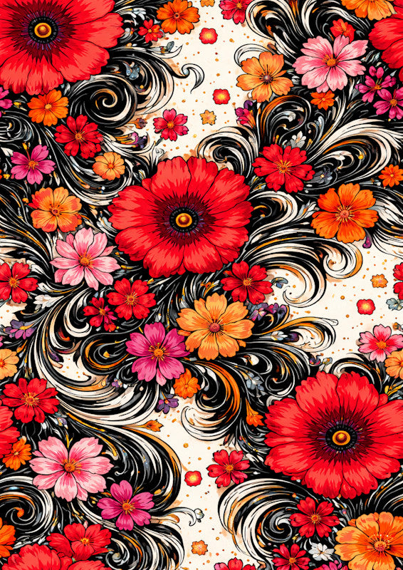Decoupage MyRestyling - Scarlet Blooms