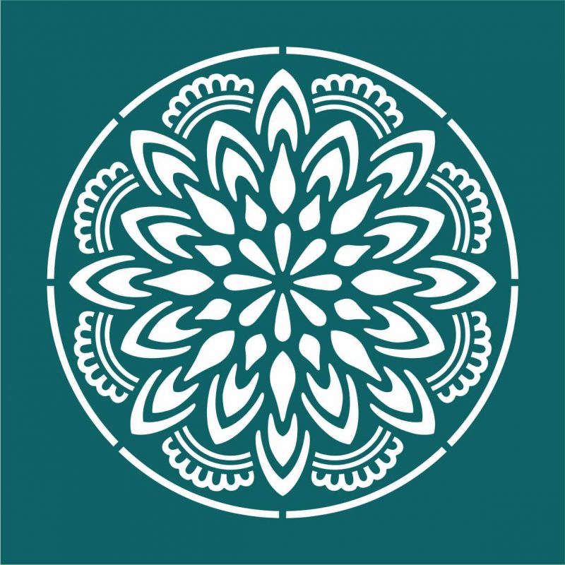 Mandala Stencil 2 25x25