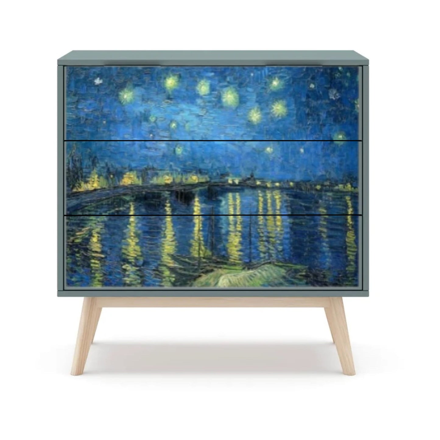 Paper Designs - Decoupage Notte Stellata sul Rodano di Vincent Van Gogh