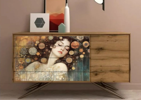 Paper Designs - Decoupage Sleeping Lady