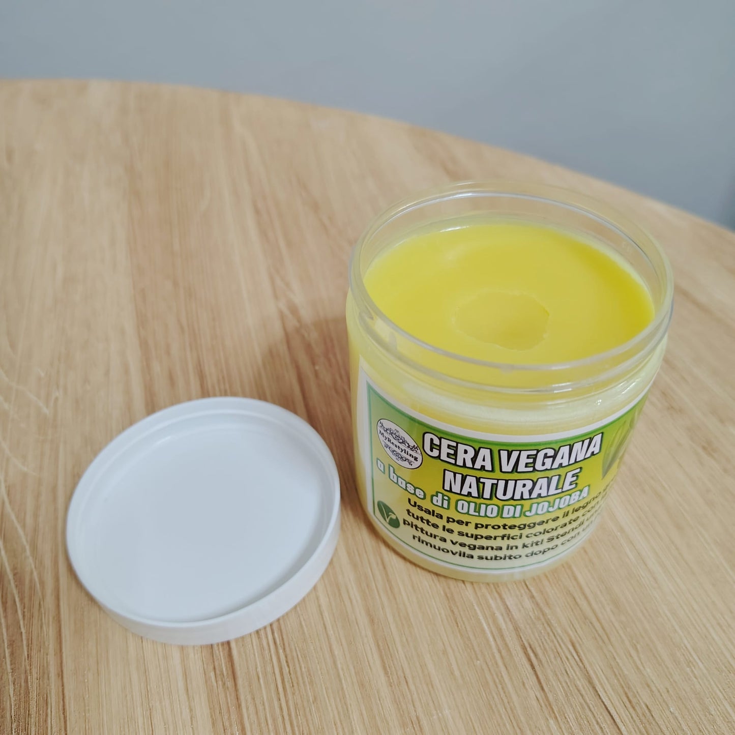 Cera Vegana Naturale a base di Olio di Jojoba 200 gr