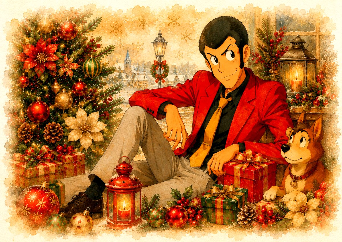 Decoupage MyRestyling - Merry Heistmas from Lupin!