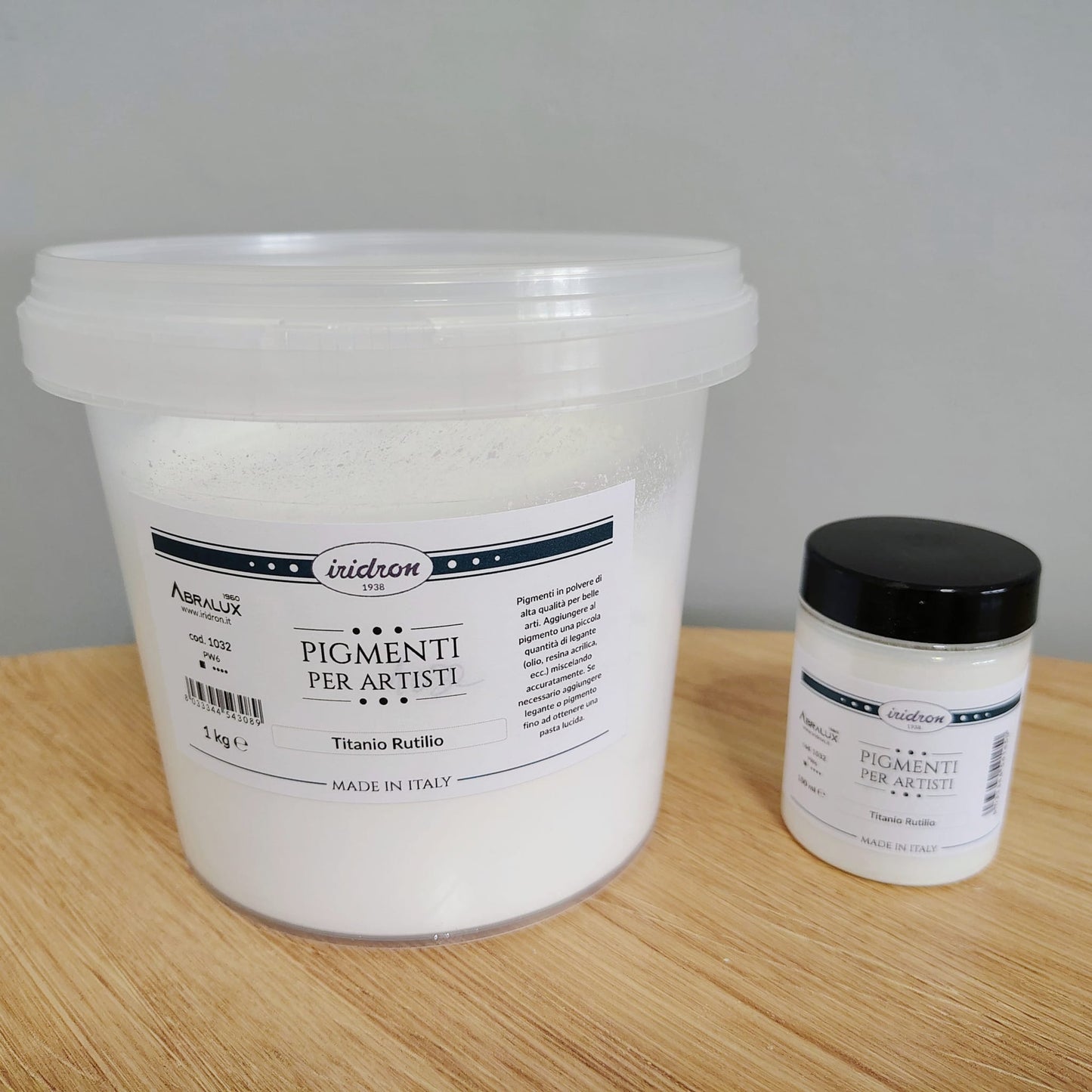 Pigmento in polvere Bianco Titanio Rutilio