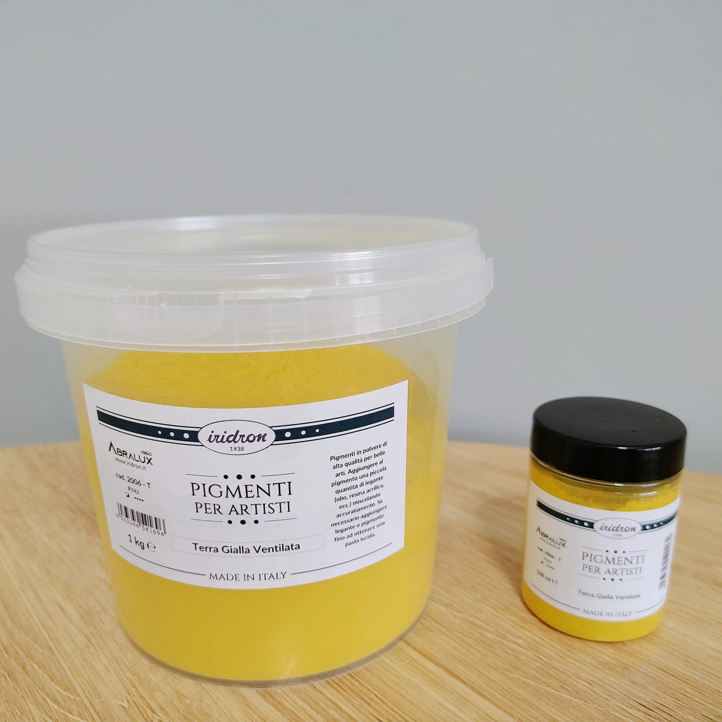 Pigmento in polvere Terra Gialla Ventilata