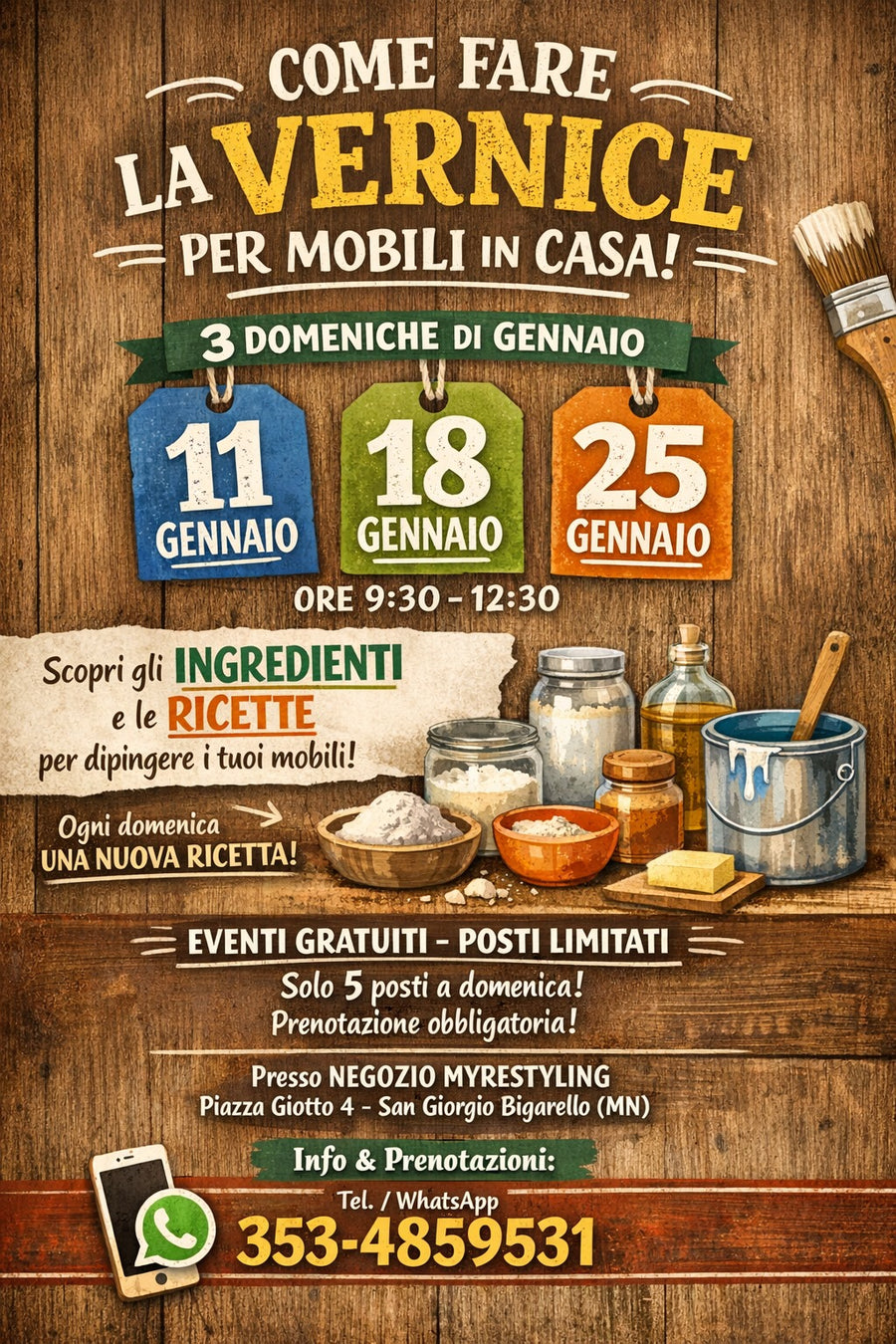 Locandina Corso MyRestyling