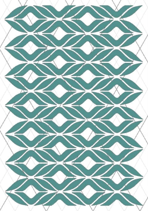 DT Stencil - S214 TEXTURE 60 GEOMETRIC