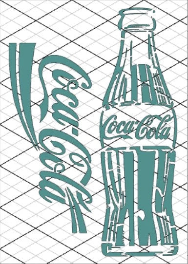 DT Stencil - S218 WHAROL-COCA COLA