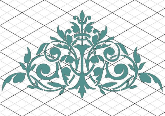DT Stencil - S316 LEAFY GROTESQUE