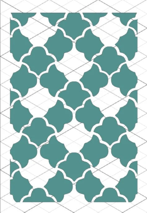 DT Stencil - S329 MARROCAIN SOLID/EMPTY