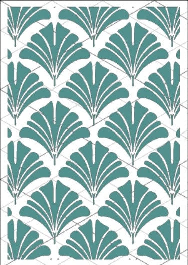DT Stencil - S344 TEXTURE GINKO