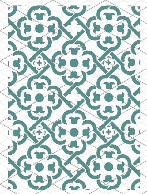 DT Stencil - S346 WALLPAPER TEXTURE