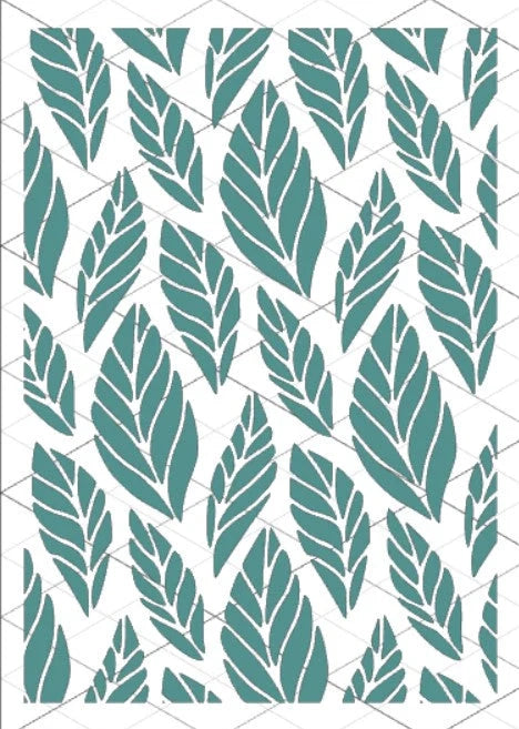 DT Stencil - S347 FOLIAGE TEXTURE