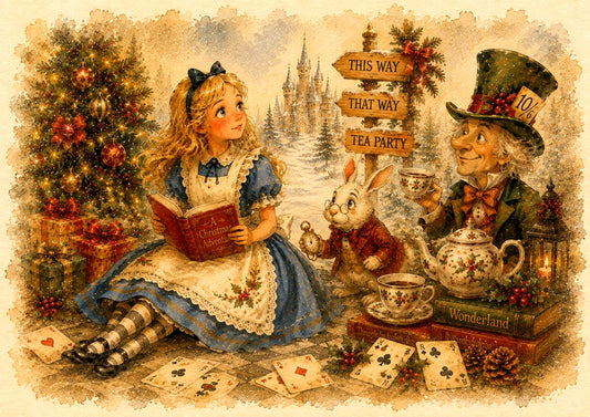 Decoupage MyRestyling - Alice in Wonder-Christmas 1