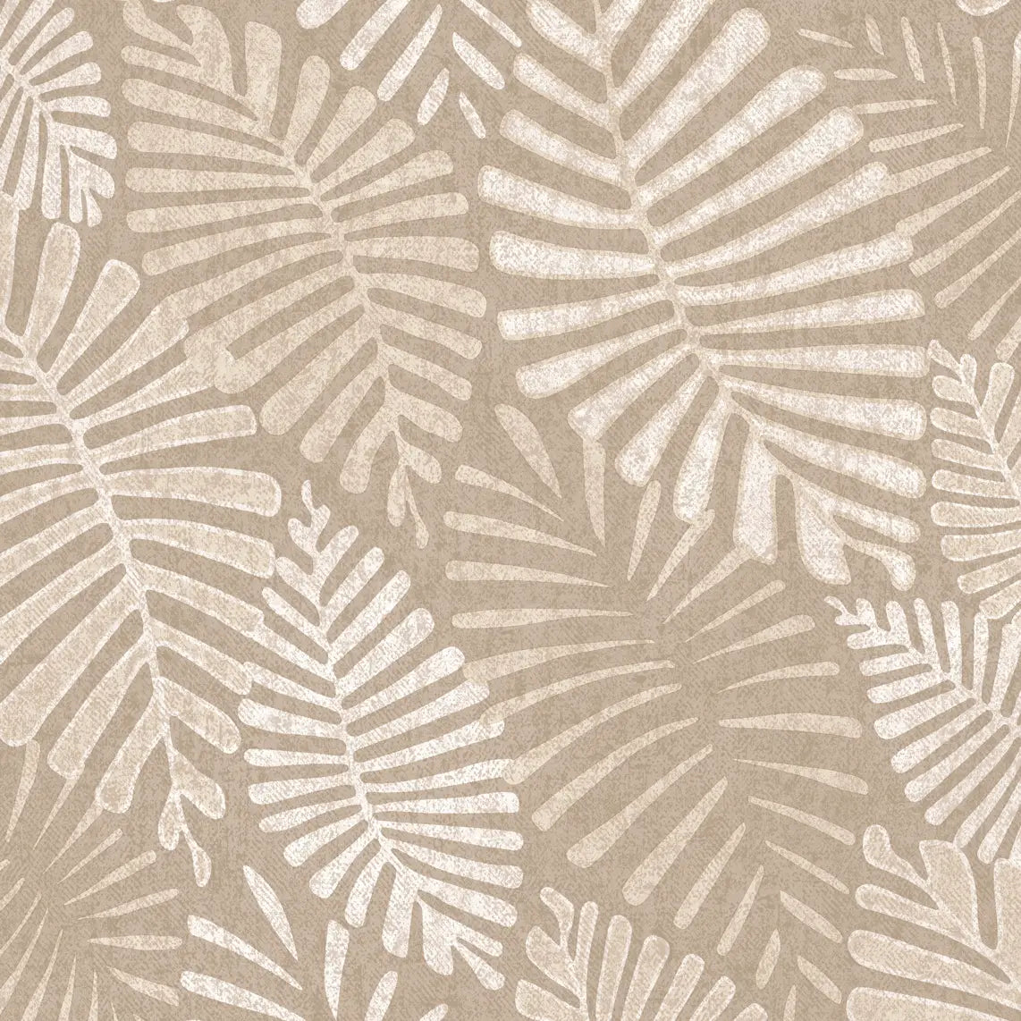 Indigo Palms Beige Wallpaper (53x100 cm)