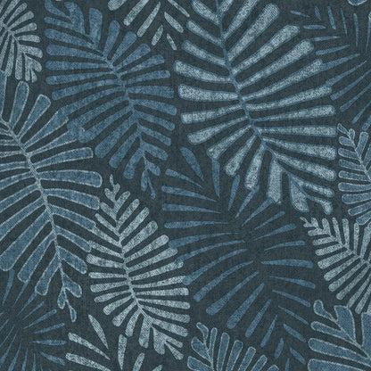 Indigo Palms Blue Wallpaper (53x100 cm)