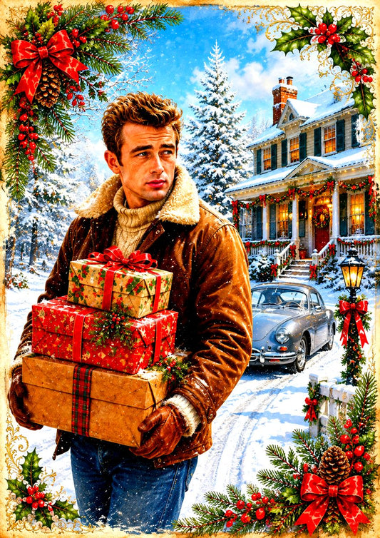 Decoupage MyRestyling - James Dean's Holiday Homecoming