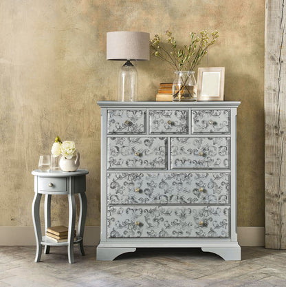 Redesign Timbro Clearly-Aligned Decor  - Elegant Scrolls 30,5x30,5 cm