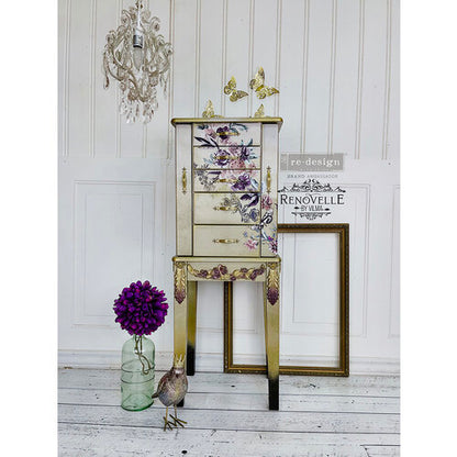 Redesign Decor Transfers – 61x89 cm Burgundy Rose Garden (in 3 sheets)