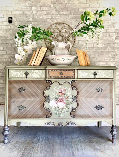 Redesign Timbro Clearly-Aligned Decor  - Floral Script 30,5x30,5 cm