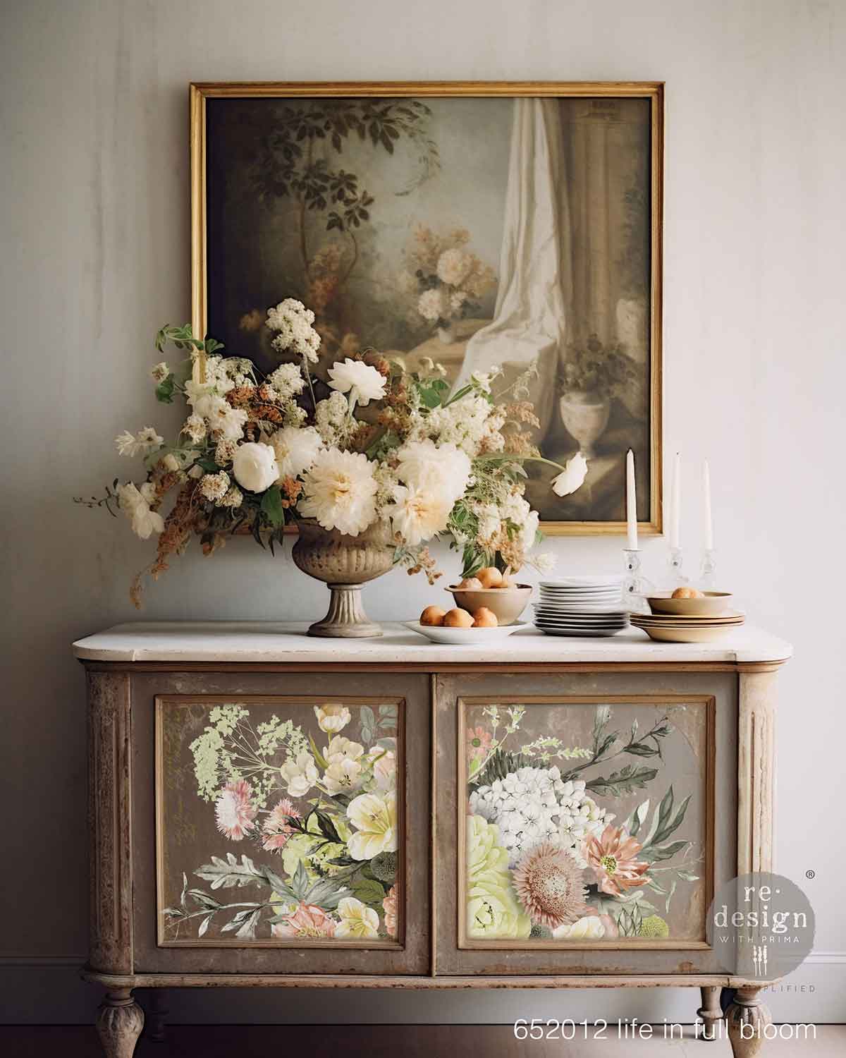 Redesign Decor Transfers – Life in Full Bloom  61x89 cm (in 3 fogli)