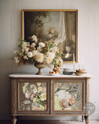 Redesign Decor Transfers – Life in Full Bloom  61x89 cm (in 3 fogli)