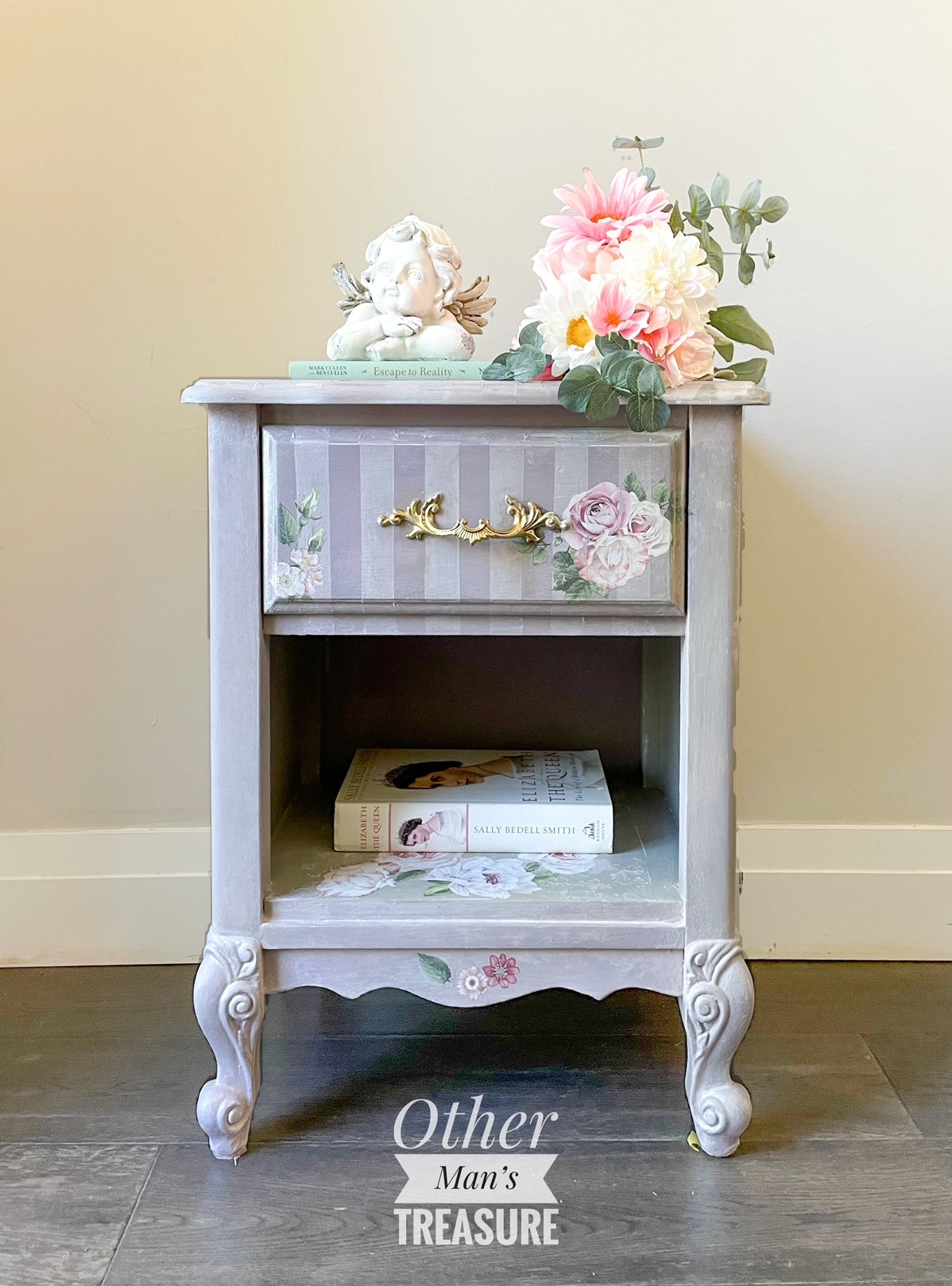 Redesign Small Transfer Delicate Roses 15.2x30.5 cm (in 3 sheets)