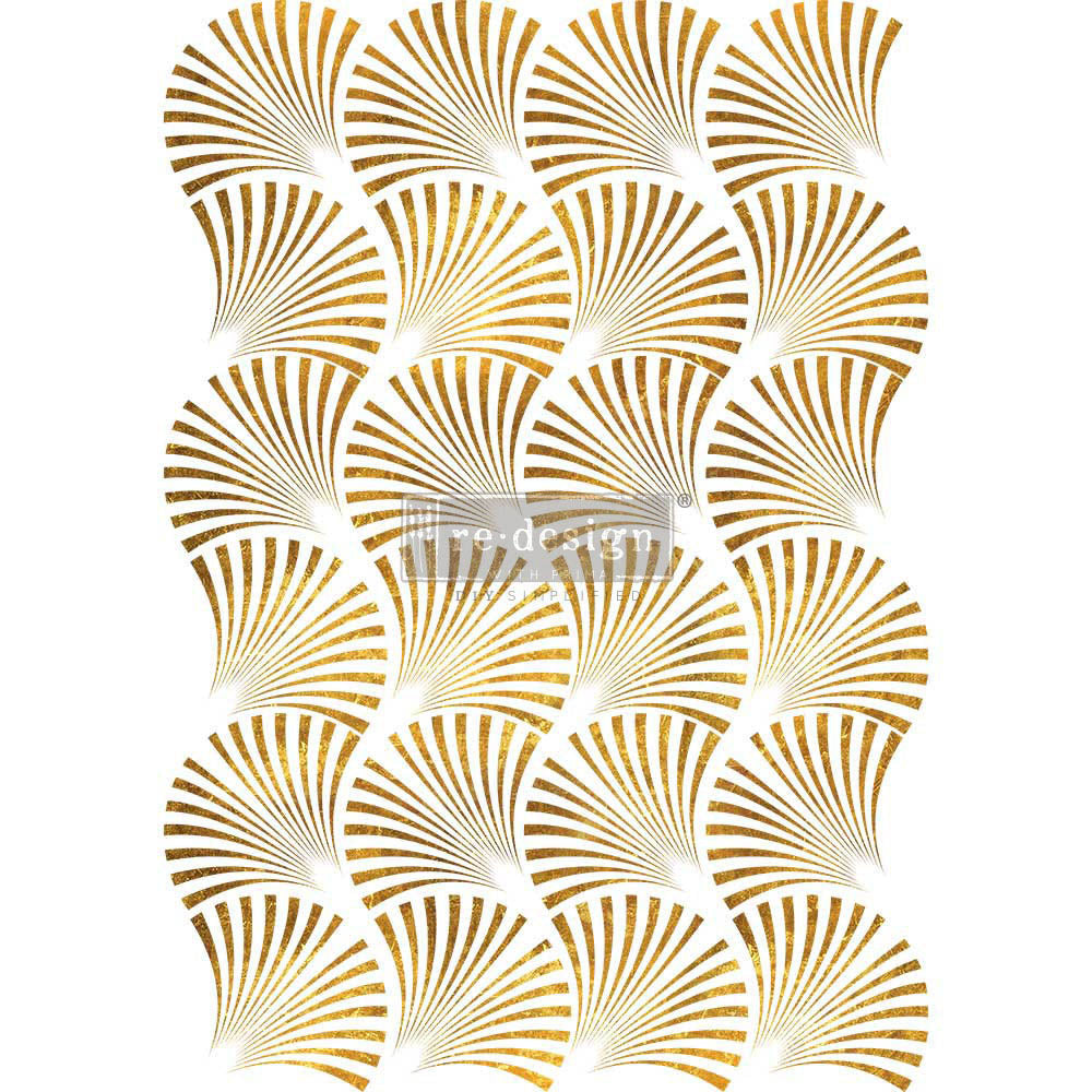 Redesign Decor Transfers – Geo Waves 61x89 cm (in 3 sheets)