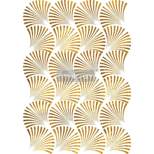 Redesign Decor Transfers – Geo Waves  61x89 cm (in 3 fogli)