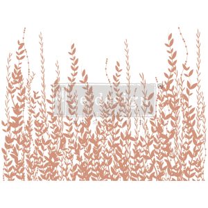 Redesign Kacha Decor Transfers - 45x61 cm Rose Gold Foil - In the Field (in 2 sheets)