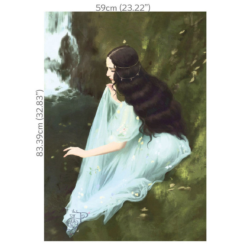Hokus Pokus Decoupage in Tessuto - At Dawn (59.0x83.4  cm)