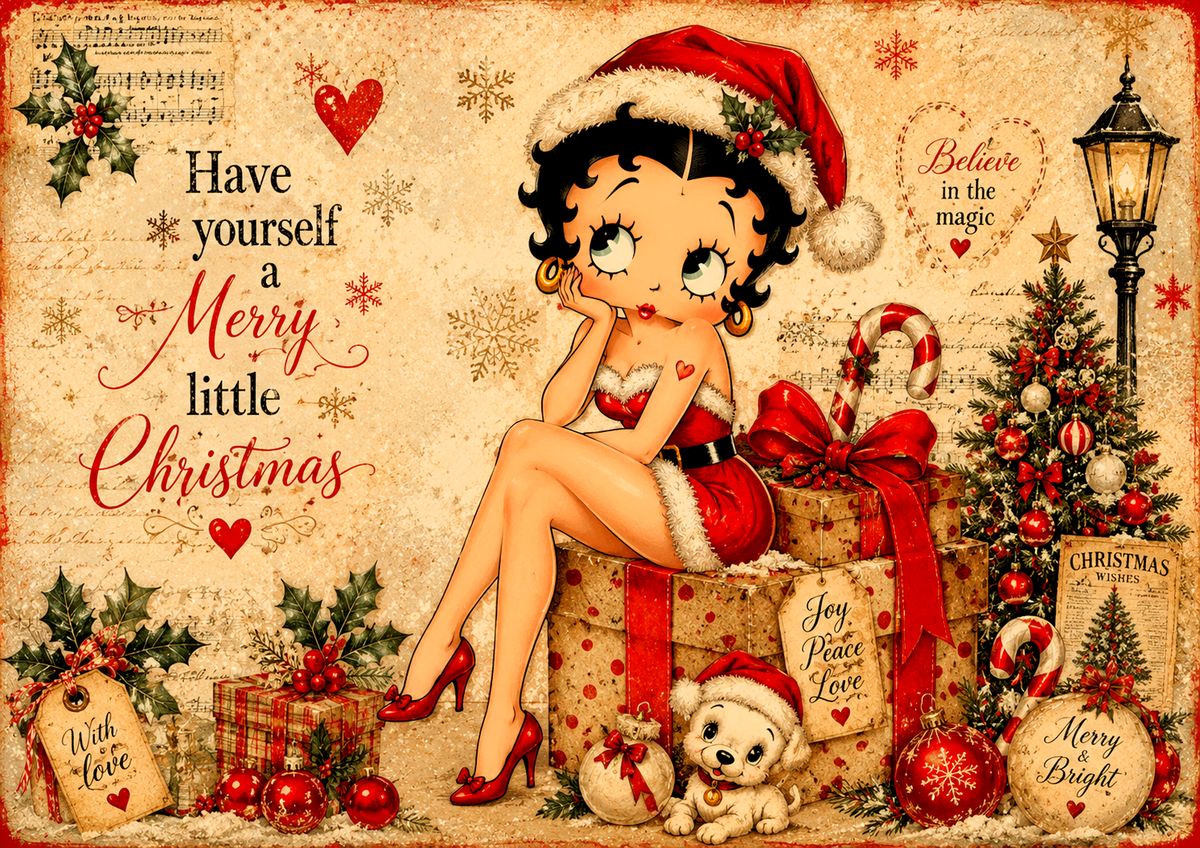 Decoupage MyRestyling - Betty's Merry Little Christmas