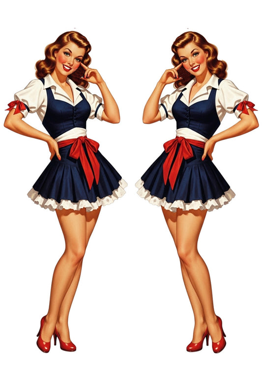 Decoupage MyRestyling - Pin-up Navy Belle