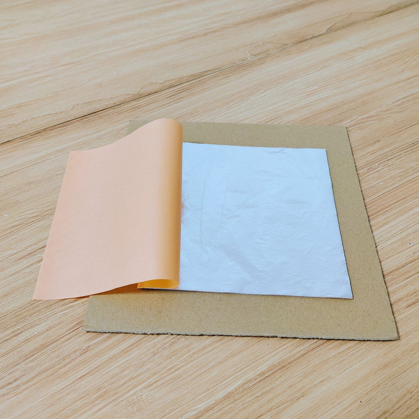 Imitation Silver Leaf 14x14 cm Booklet of 25 Sheets