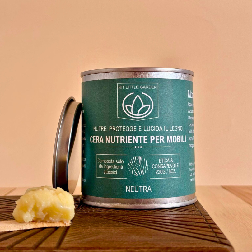 Neutral Nourishing Wax for Furniture Little Garden Kit