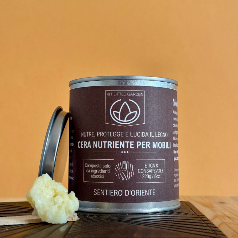 Oriental Trail Nourishing Wax for Furniture Little Garden Kit