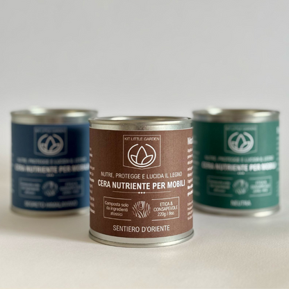 Oriental Trail Nourishing Wax for Furniture Little Garden Kit