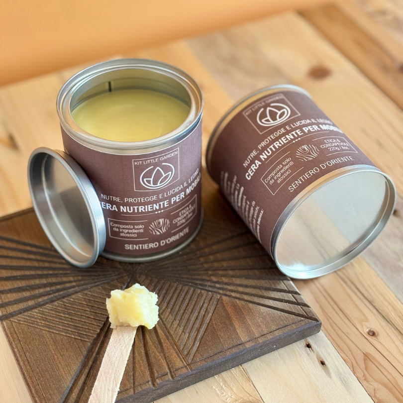 Oriental Trail Nourishing Wax for Furniture Little Garden Kit