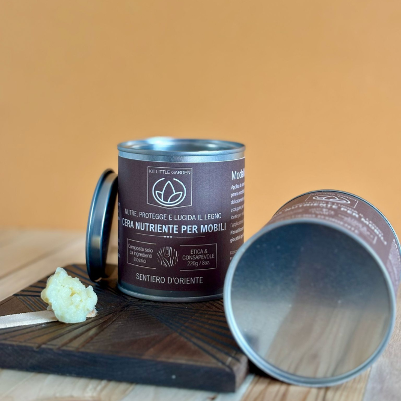 Oriental Trail Nourishing Wax for Furniture Little Garden Kit