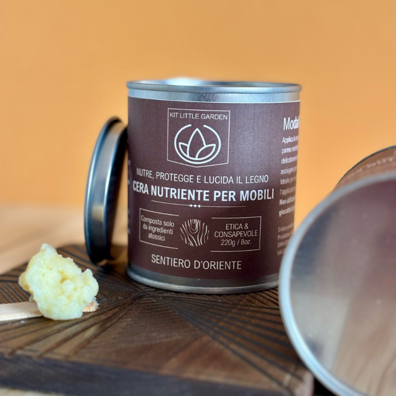 Oriental Trail Nourishing Wax for Furniture Little Garden Kit
