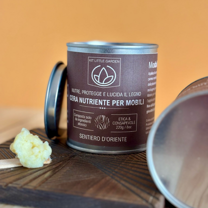 Oriental Trail Nourishing Wax for Furniture Little Garden Kit