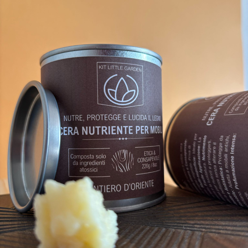 Oriental Trail Nourishing Wax for Furniture Little Garden Kit