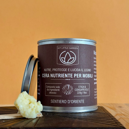 Oriental Trail Nourishing Wax for Furniture Little Garden Kit